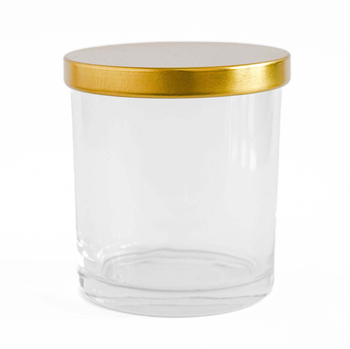 Transparent Glass Jar with Golden Lid 300 ML / 9.6 fl oz