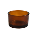 Tea Light Amber Glass Jars 1.18 oz / 35 ml