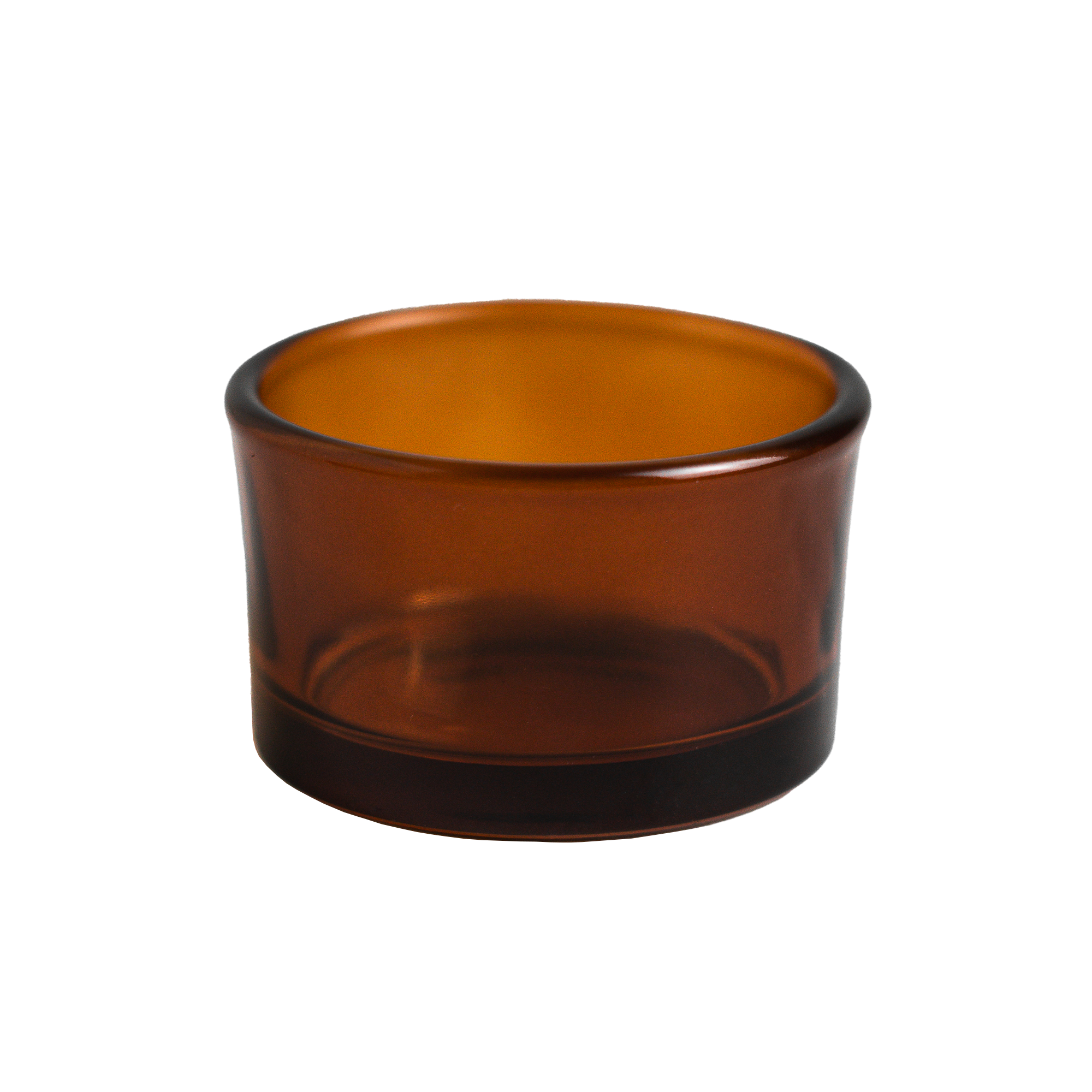 Tea Light Amber Glass Jars - 1.18oz / 35ml