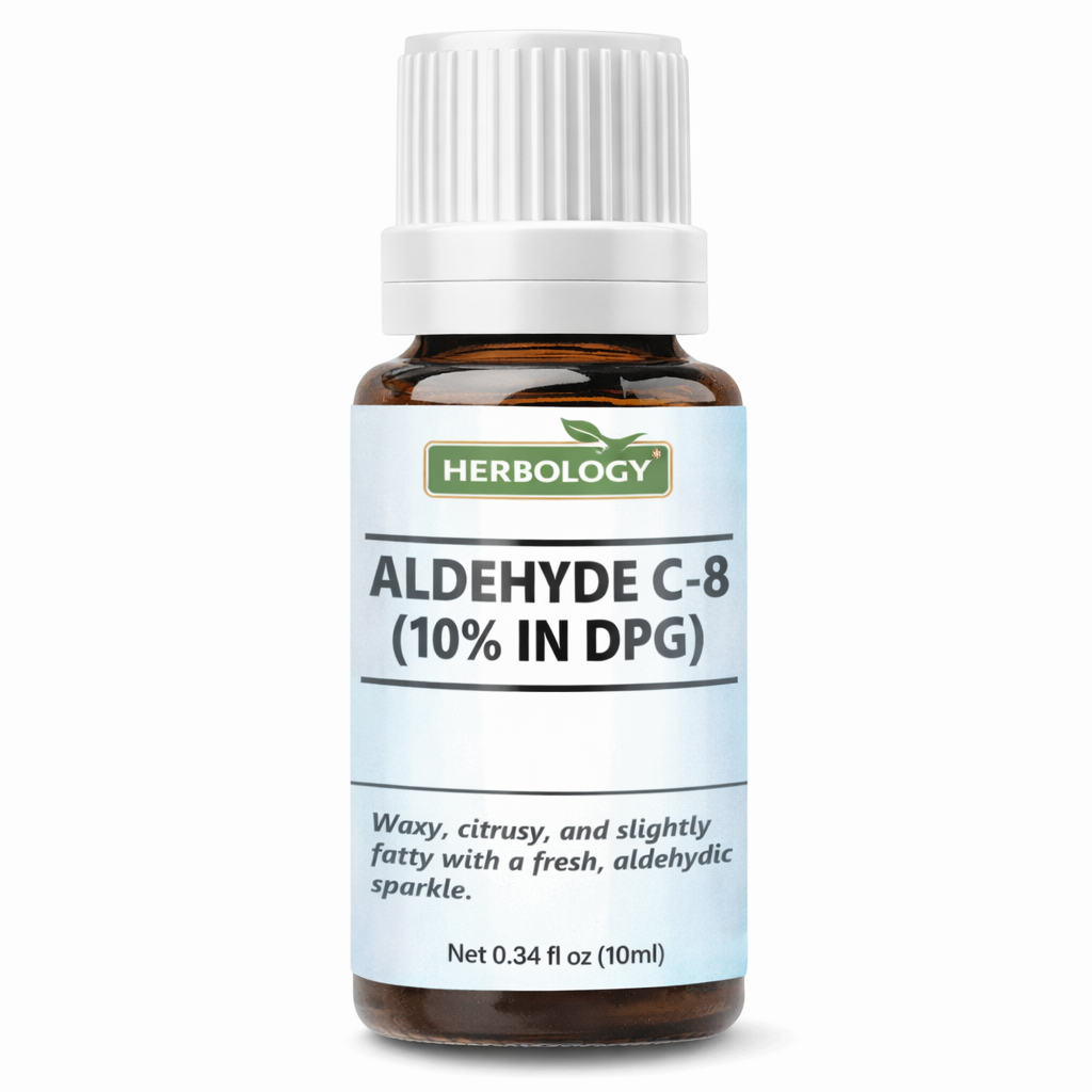 Herbology Aldehyde C-8 bottle on a white background