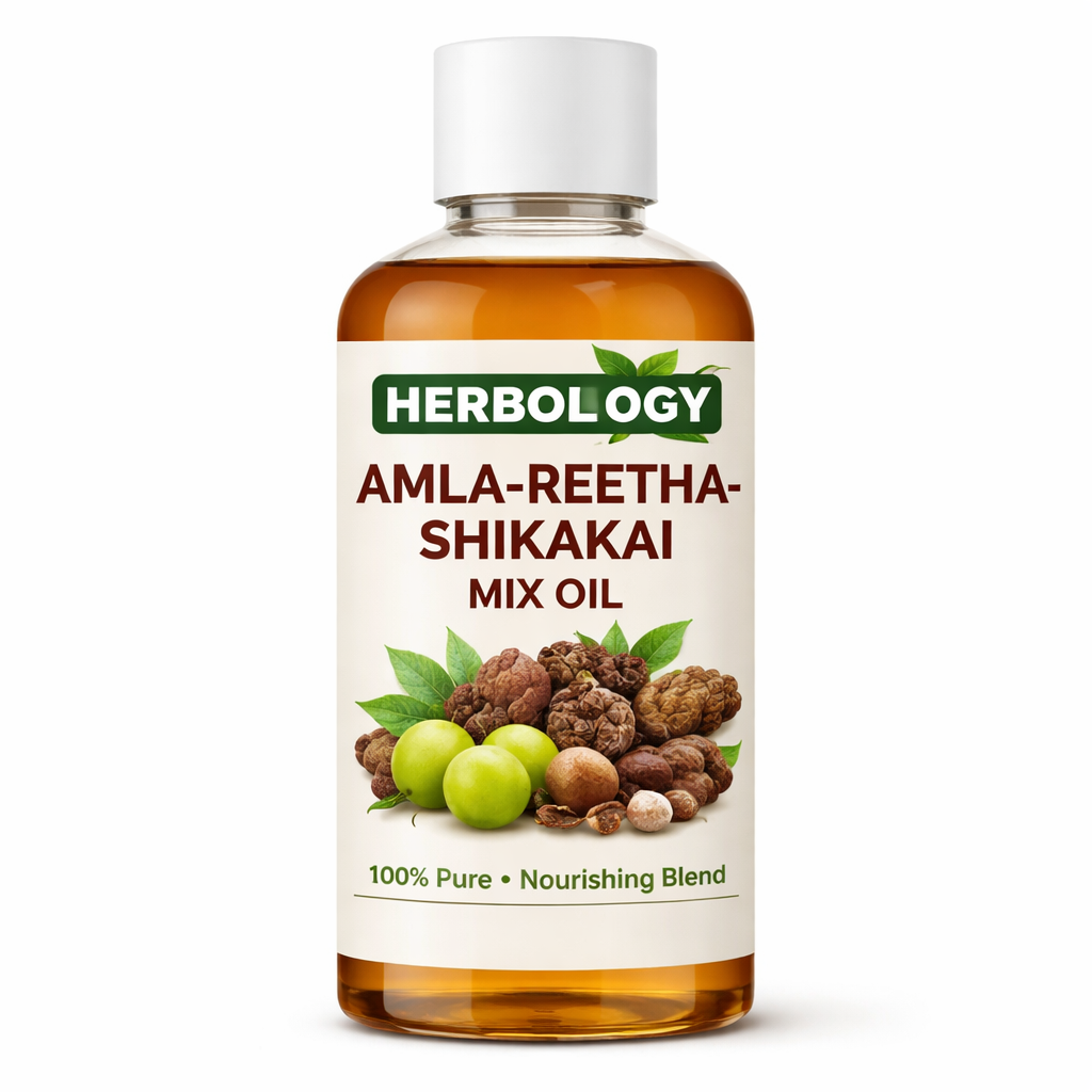 Amla Reetha Shikakai Oil for strong hair