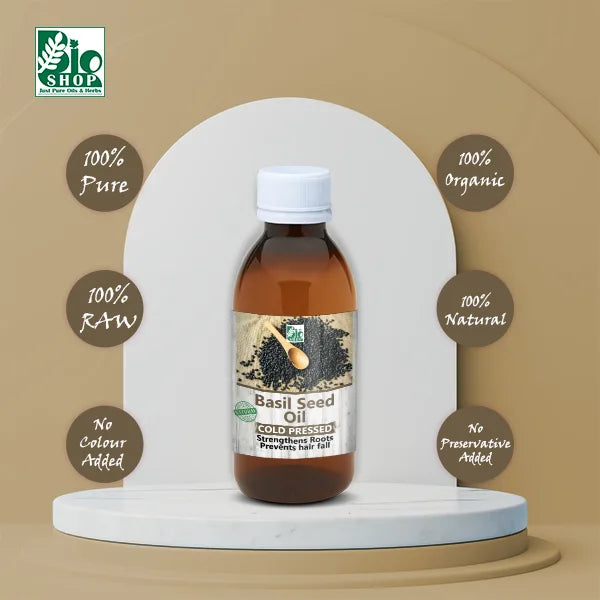 Basil Seeds Carrier Oil