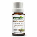 Cedarwood essential oil pure woody aroma oil for perfumery and aromatherapy by HERBOLOGY