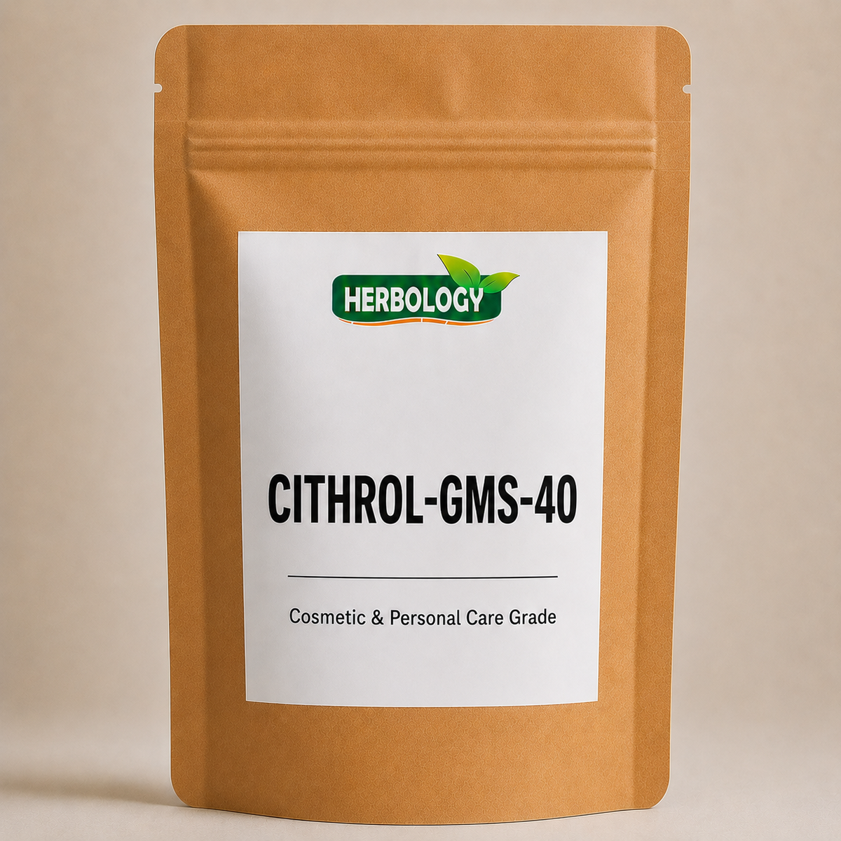 Herbology Cithrol-GMS-40 package on a beige background