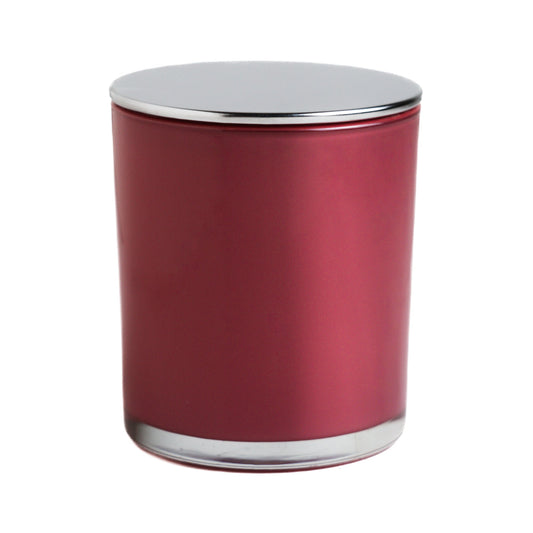 Gloss Dusty Rose Jar with Custom Plug Lids 300 ML / 9.6 fl oz