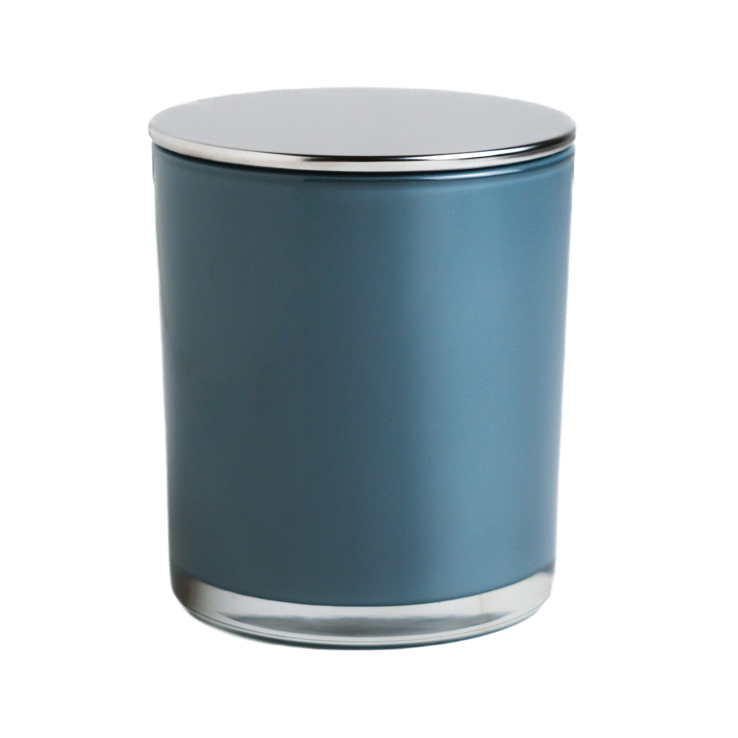 Gloss Sage Blue Jar with Custom Plug Lids 300 ML / 9.6 fl oz