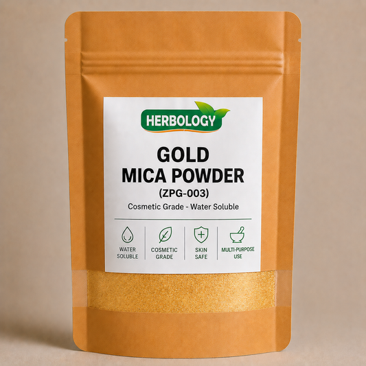 Gold Mica Powder - Cosmetic Grade - Water Soluble (ZPG-003)