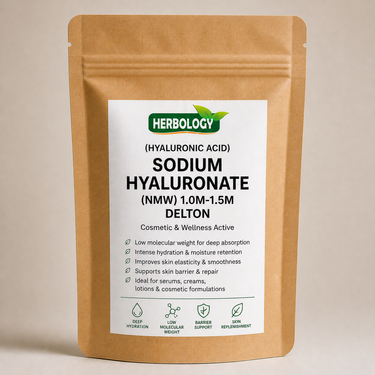 Hyaluronic Acid Sodium Hyaluronate (NMW 1.0–1.5M)