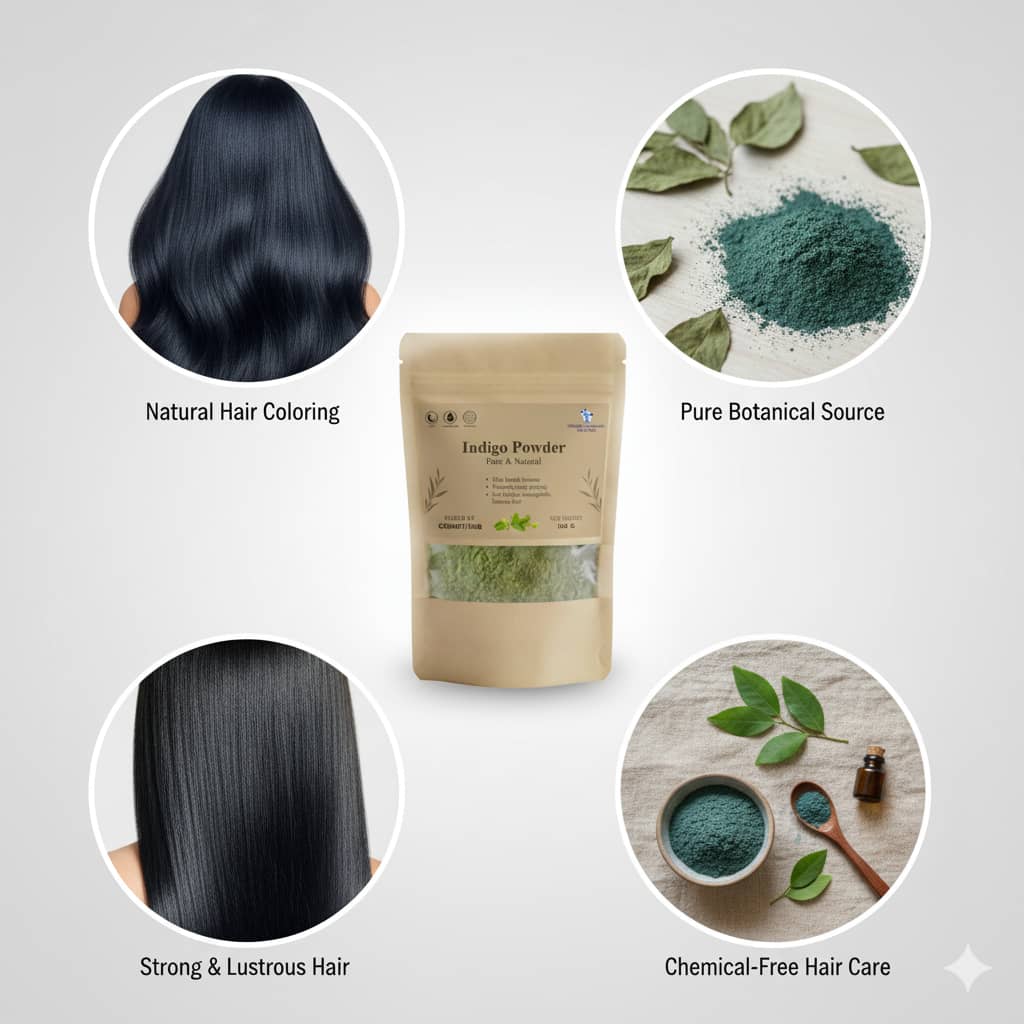 Indigo Powder (Wasma Leaf Powder)