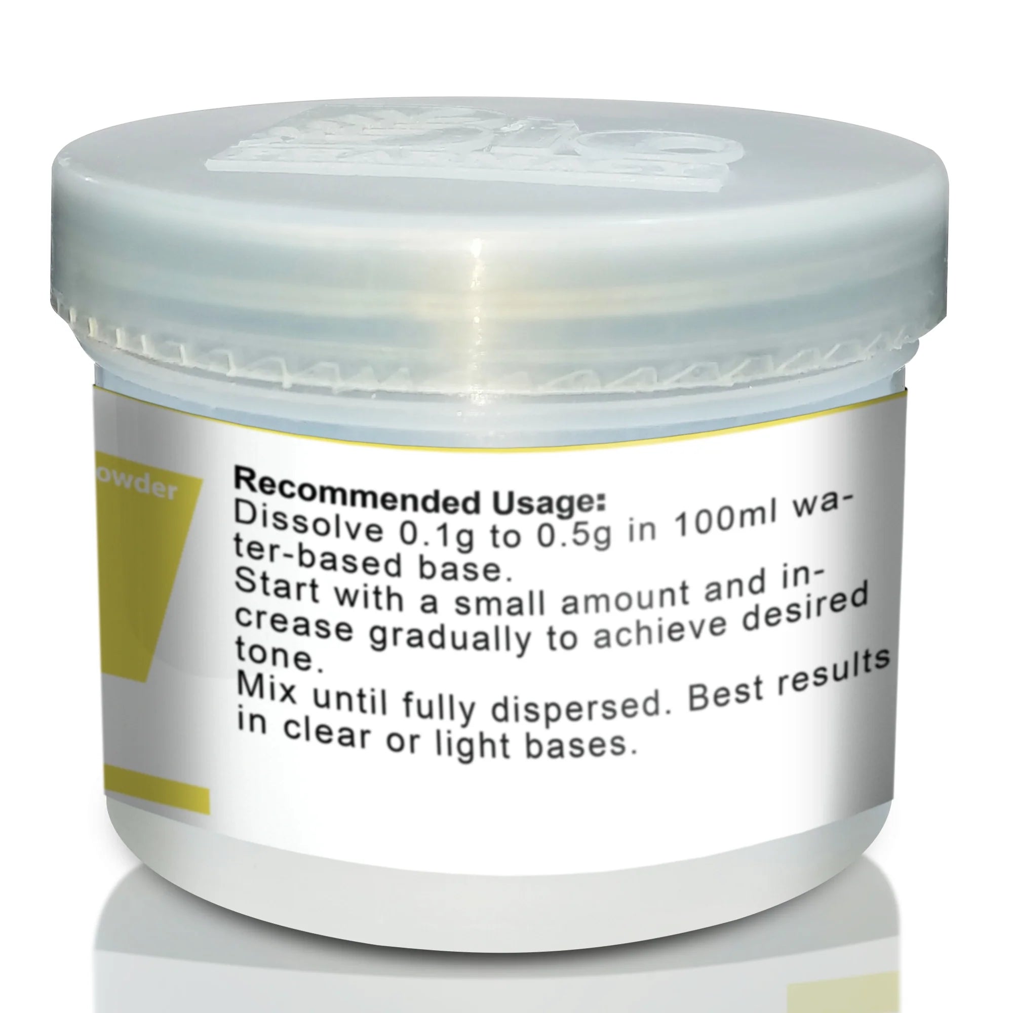 Lemon Yellow - Water Soluble - Powder Color