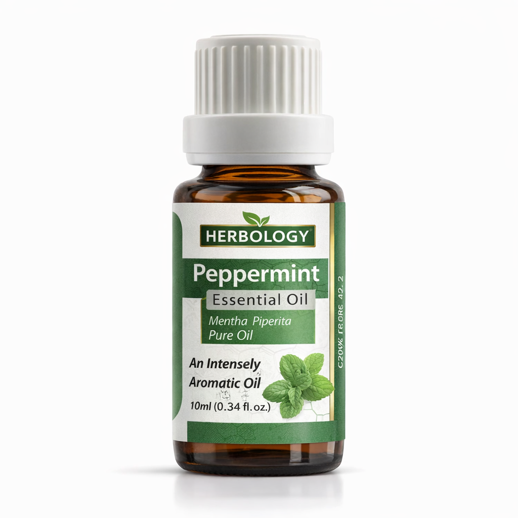 Peppermint essential oil pure mentha piperita cooling mint oil by HERBOLOGY
