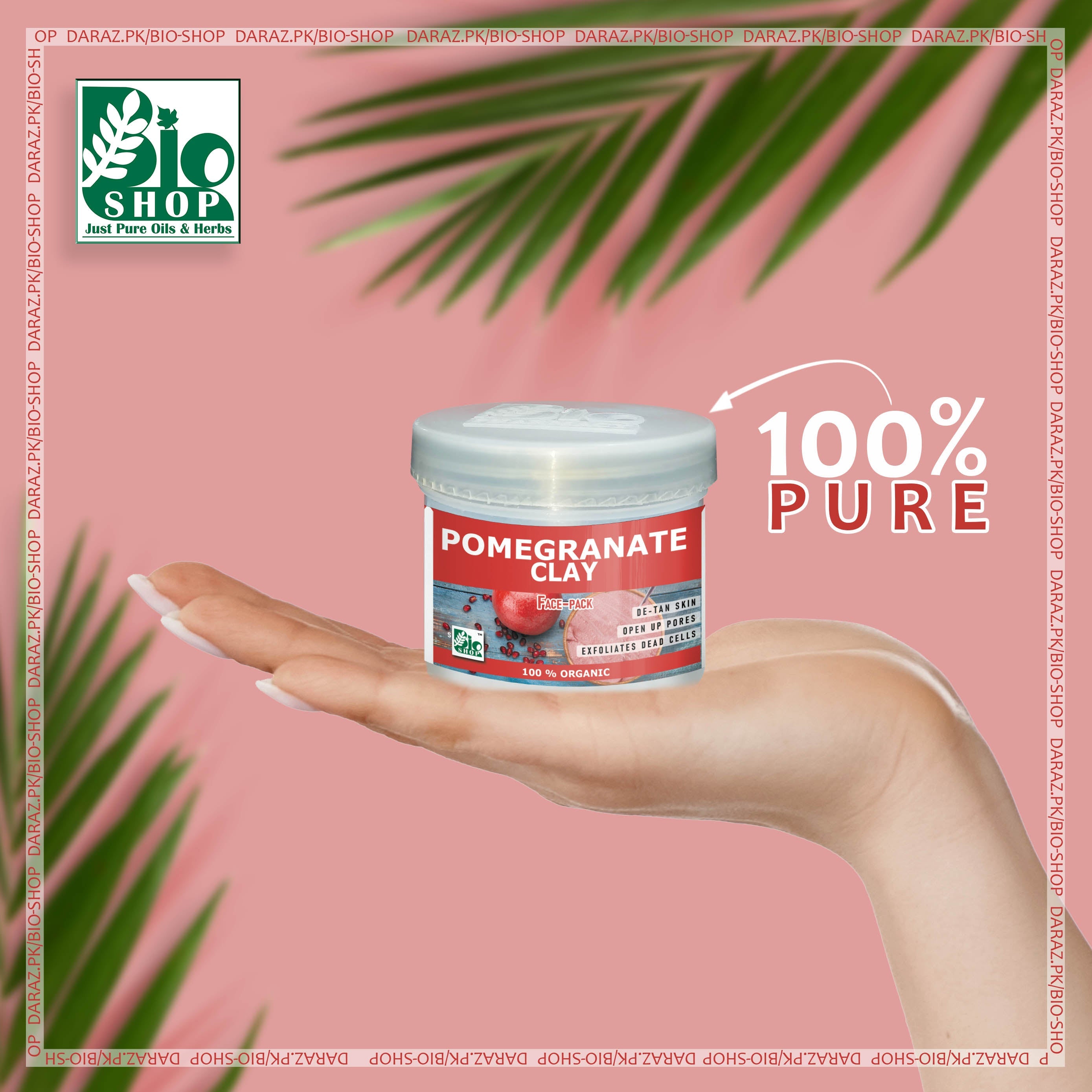 Pomegranate Clay Mask Powder