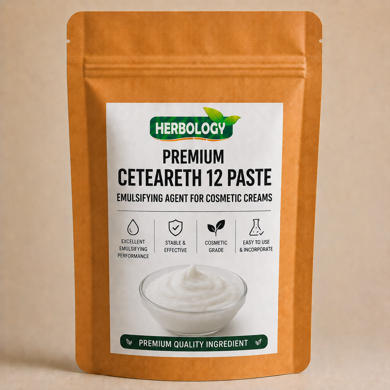 Premium Ceteareth 12 Paste - Emulsifying Agent for Cosmetic Creams