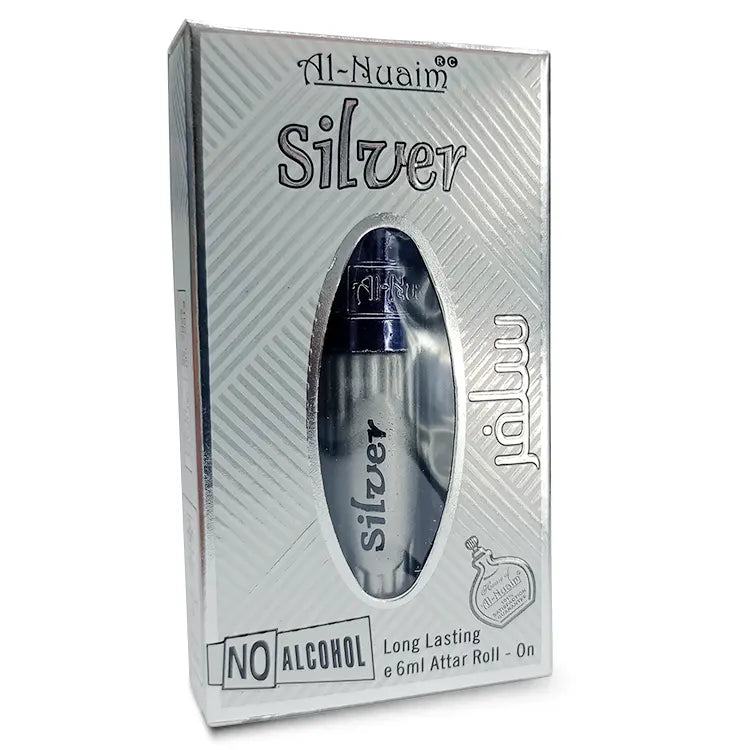 Al Nuaim Silver Attar 6ml Roll-on