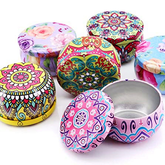 Multicolour Candle Tins – Aluminium Jars for Candle Making 4.4 oz - 130 ML
