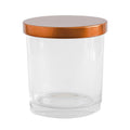 Transparent Jar with Rose Gold Lid 300 ML / 9.6 fl oz