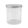 Transparent Jar with Silver Lid 200 ML / 6.5 fl oz