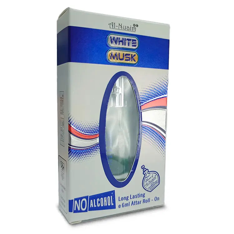 Al Nuaim White Musk Attar 6ml Roll-on