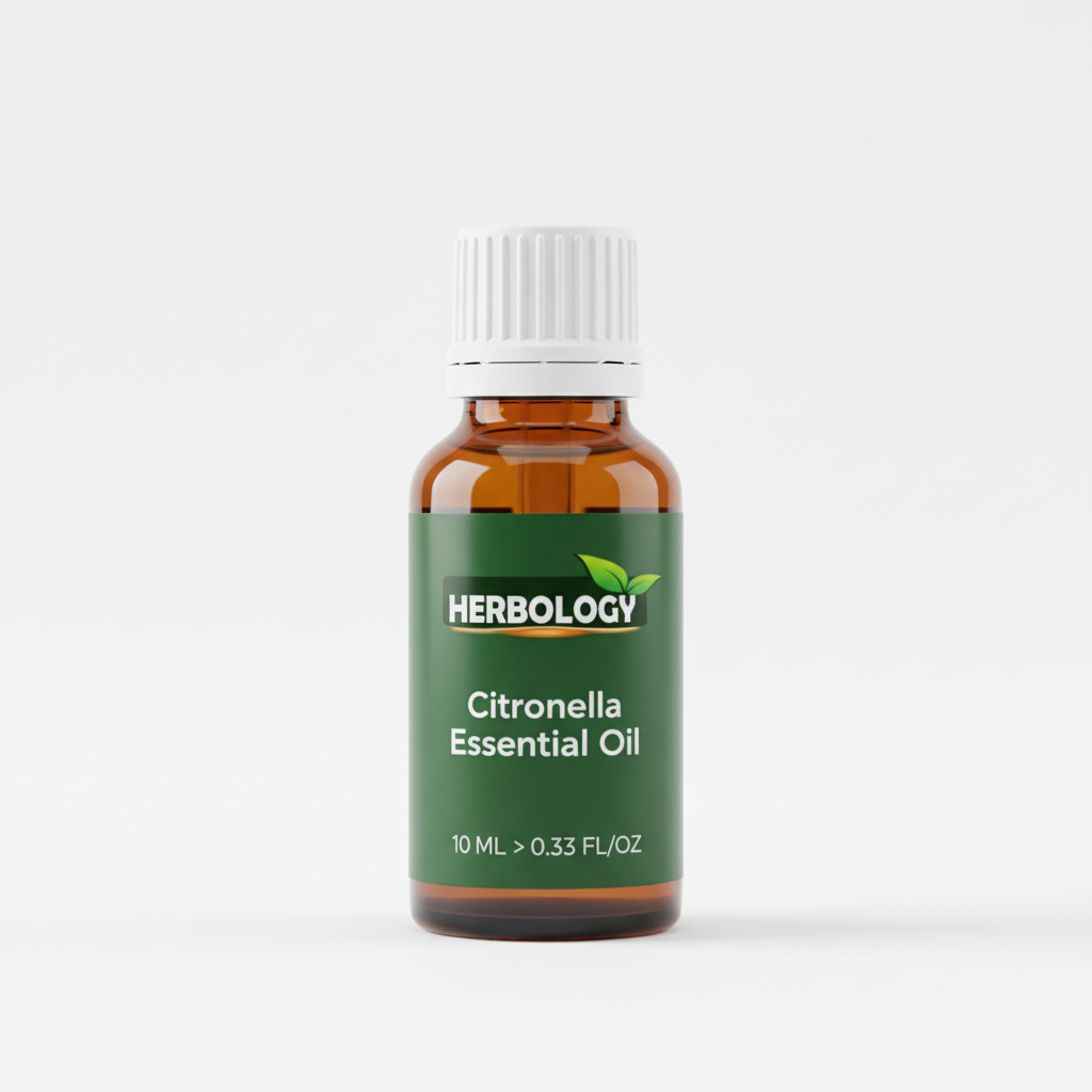 Citronella Essential Oil - 10ML Herbology Bottle