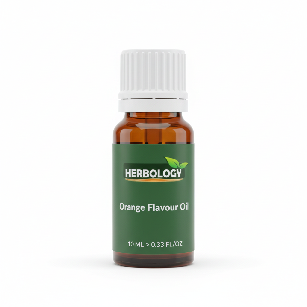 Orange Flavour Oil - 10ML Herbology Bottle