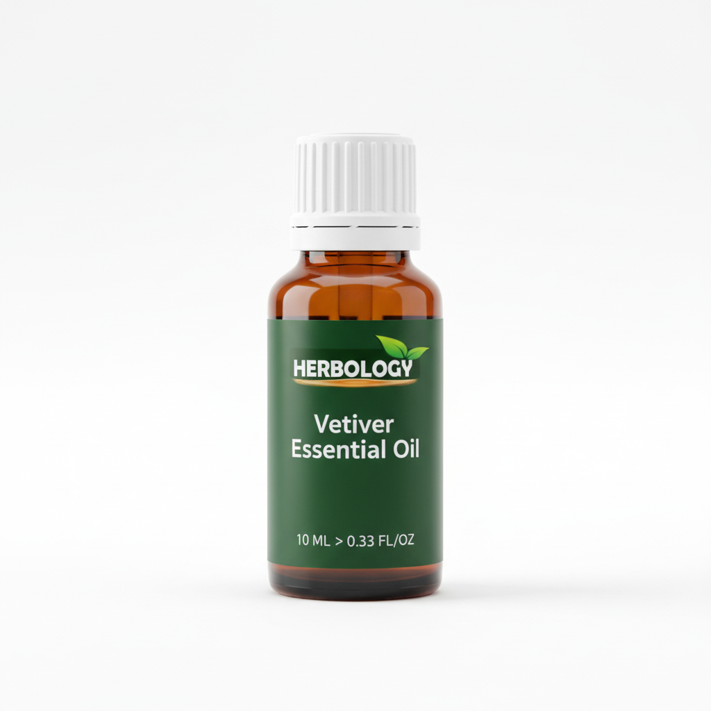 Vetiver Essential Oil - 10ML Herbology Bottle