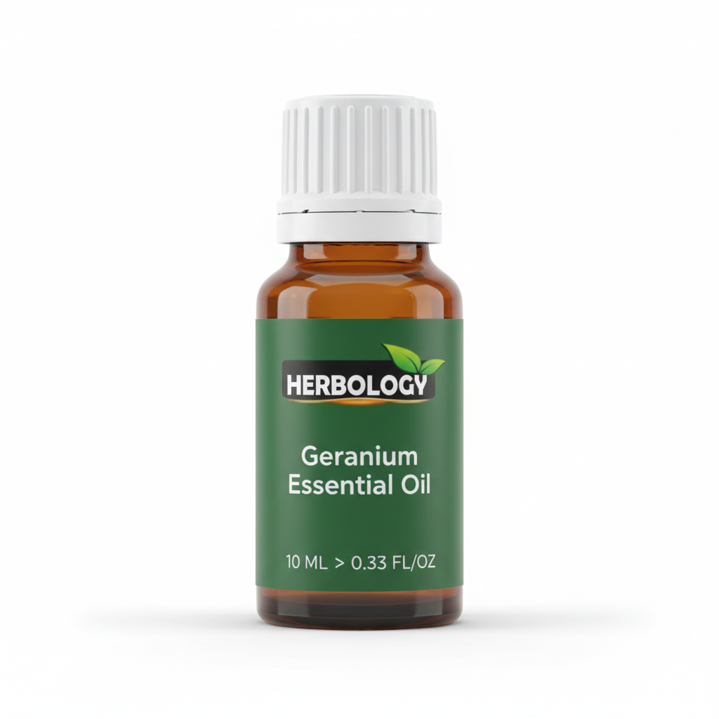 Geranium Essential Oil - 10ML Herbology Bottle