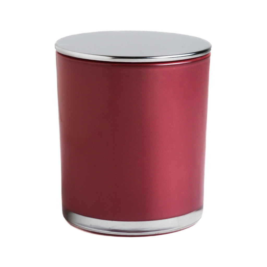 Gloss Dusty Rose Jar with Custom Plug Lids 280 ML / 9.6 fl oz