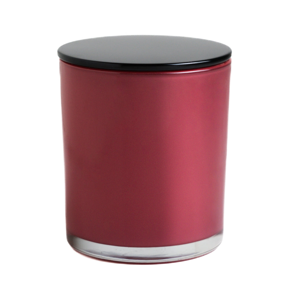 Gloss Dusty Rose Jar with Custom Plug Lids 280 ML / 9.6 fl oz