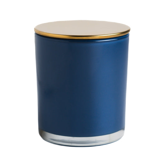 Gloss Royal Blue Jar with Multiple Plug Lid Options 300 ML / 9.6 fl oz