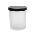 Frosted Jar with Black Lid 200 ML / 6.5 oz