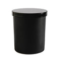 Matte Black Jar with Black Lid 200 ML / 6.5 oz