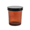 Amber Jar with Black Lid 105 ML / 3.6 oz