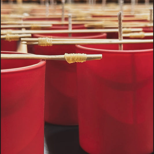 Premium Bamboo Wick Holders - For Centering Candle Wicks Perfectly